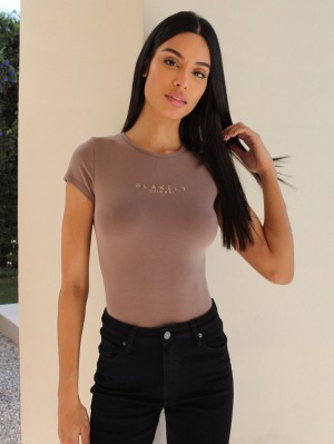 Blakely Alicia Bodysuit Koffie | GXZBI-5971