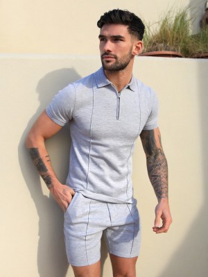 Blakely Amezri Seamline Polo Lichtgrijs | NVDEK-1820