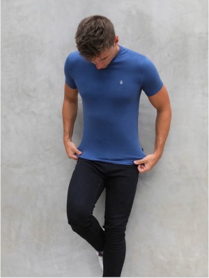 Blakely Anchor T-Shirt Blauw | MVUZY-9586