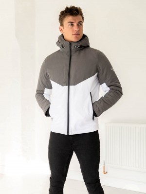 Blakely Arctica Jacket Grey/White | SGWLX-1984