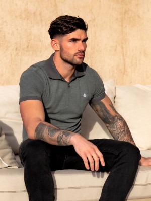 Blakely Aspen Polo Khaki Groen | HJTGE-4072
