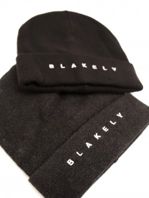 Blakely BLK Beanie Charcoal | CVJXM-9473