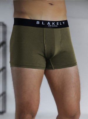 Blakely BLK Boxers Khaki Groen | DKZRY-8457