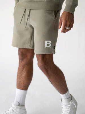Blakely Blakely London Jogger Shorts Olijfgroen | CBLXO-1347