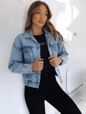 Blakely Brooklyn Denim Jacket Blauw | PXMLV-5078