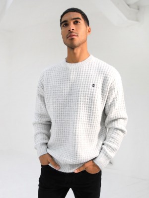 Blakely Burford Knit Jumper Wit | WEMNR-6074