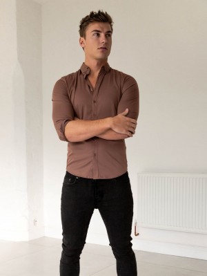 Blakely Burnham Fitted Stretch Shirt | QVCJT-7935