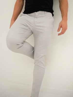 Blakely Cavill Slim Fit Tailored Chinos Stone | YFWAX-2850