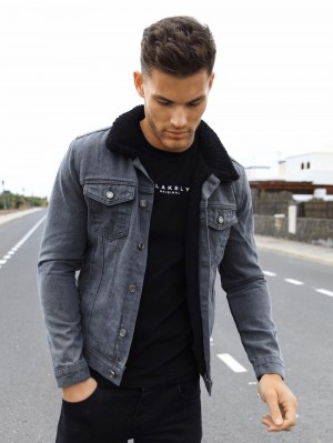 Blakely Daytona Denim Jacket Grijs | LDWGC-6423