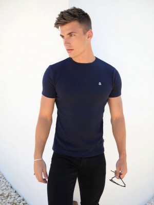 Blakely Eli T-Shirt Donkerblauw | OVHDX-7061