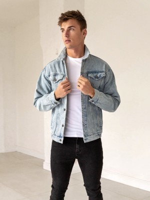 Blakely Greenwich Denim Jacket Blauw | RTHJE-0749