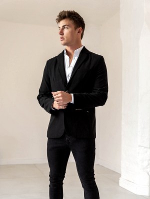 Blakely Haywood Blazer Zwart | OTVZR-2387