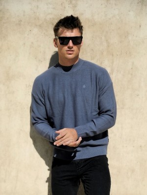 Blakely Huxley Knit Jumper Blauw | BFJWC-7612