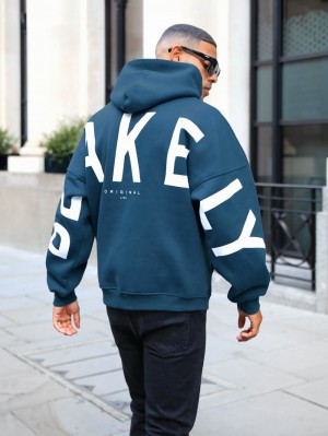 Blakely Idris Oversized Hoodie Donker | ABQRG-8935