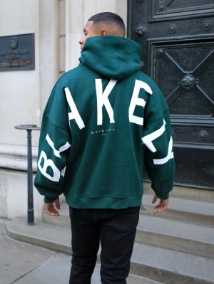 Blakely Idris Oversized Hoodie Groen | WQFVU-2965