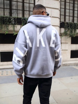 Blakely Idris Oversized Hoodie Lilac | KWPVT-6215