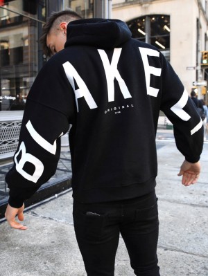 Blakely Idris Oversized Hoodie Zwart | RGMEY-4608