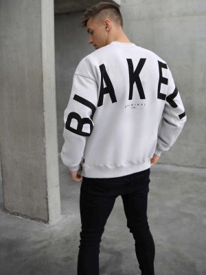Blakely Idris Oversized Jumper Stone | IHXLV-6315