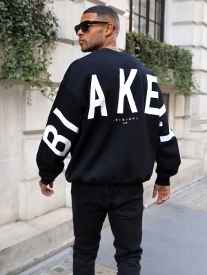 Blakely Idris Oversized Jumper Zwart | UWHFM-9371