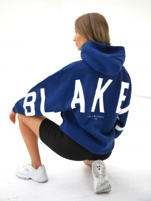 Blakely Isabel Oversized Hoodie Blauw | CTYVQ-4965