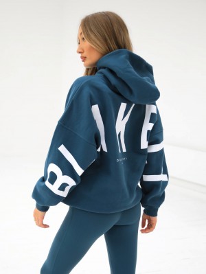 Blakely Isabel Oversized Hoodie Donker | ABSGX-5204