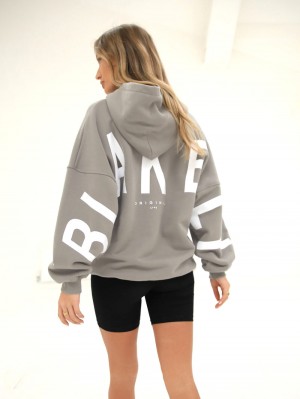 Blakely Isabel Oversized Hoodie Grijs | LRBQN-4860