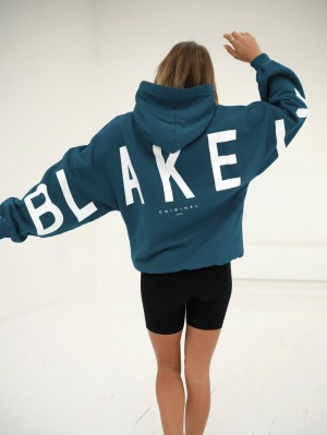 Blakely Isabel Oversized Hoodie Groen | UGOCZ-0367