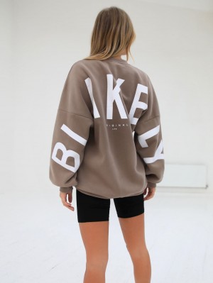 Blakely Isabel Oversized Jumper Bruin | XYWAT-9241