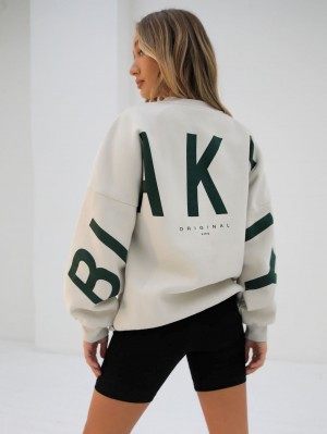 Blakely Isabel Oversized Jumper Groen | BZCHL-5219
