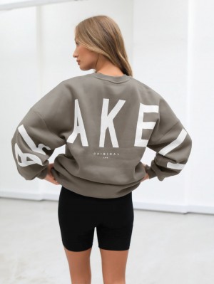 Blakely Isabel Oversized Jumper Groen | LYQAC-6275