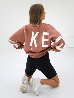 Blakely Isabel Oversized Jumper Oranje | SPZJT-7418