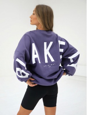 Blakely Isabel Oversized Jumper Paars | UVYIX-7248