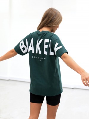 Blakely Isabel Oversized T-Shirt Groen | NUYMO-6520