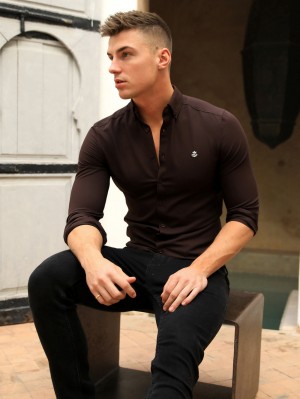 Blakely Jude Shirt Diepbruin | NGLUS-0872