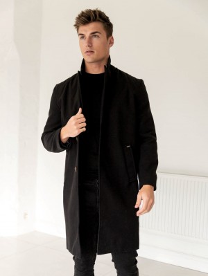 Blakely Knightsbridge Tailored Coat Zwart | PDRWN-7435
