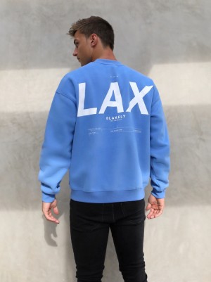 Blakely LAX Relaxed Jumper Blauw | SROIE-8029