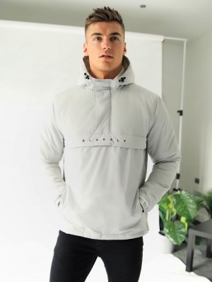 Blakely Lagan Pull Over Jacket Stone | KCETA-4750