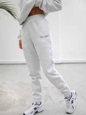 Blakely Life & Stijl Loose Fitting Sweatpants Wit | VLJST-6925