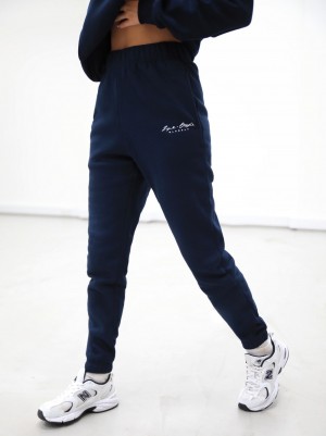 Blakely Life & Stijl Loose Fitting Sweatpants Donkerblauw Blauw | CZWHP-9702