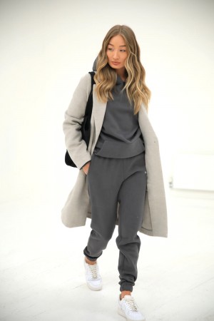 Blakely Mabel Tailored Longline Coat Grijs | NOICB-1583