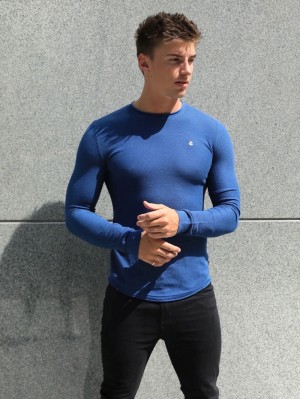Blakely Mason Knit Jumper Blauw | IVOYE-5683