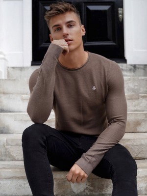 Blakely Mason Knit Jumper Bruin | BVCAU-2391