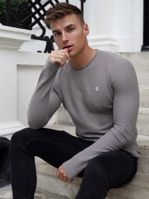 Blakely Mason Knit Jumper Grijs | RTAPU-0287