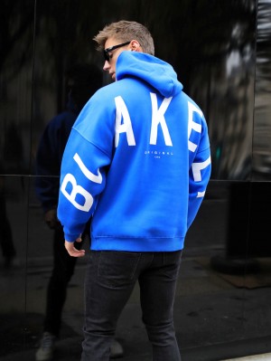 Blakely Members Idris Oversized Hoodie Blauw | JKWTD-0762