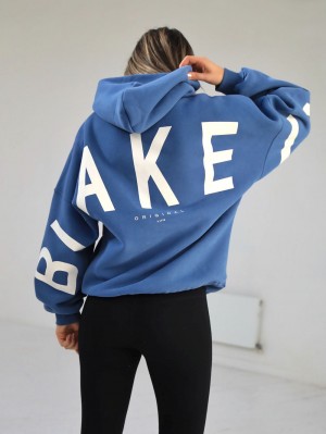 Blakely Members Isabel Oversized Hoodie Blauw | PQZIE-5260