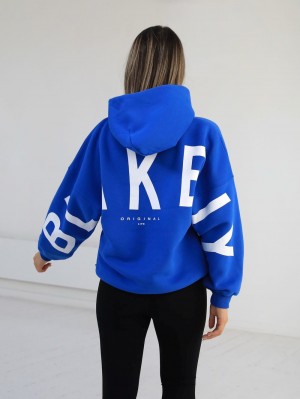 Blakely Members Isabel Oversized Hoodie Blauw | VBEKZ-9840