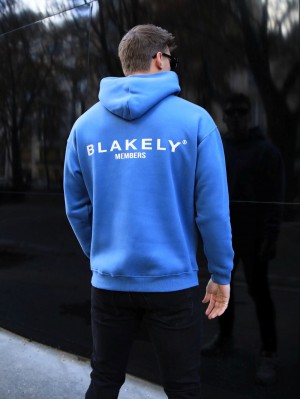 Blakely Members Relaxed Hoodie Blauw | DZBGW-3567