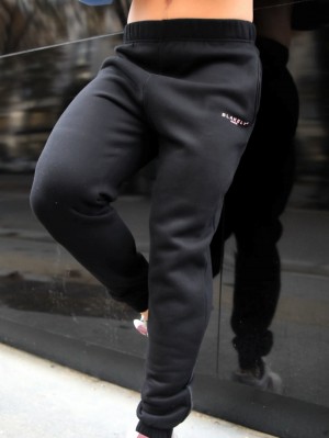 Blakely Members Sweatpants Zwart Roze | NBUVD-9380