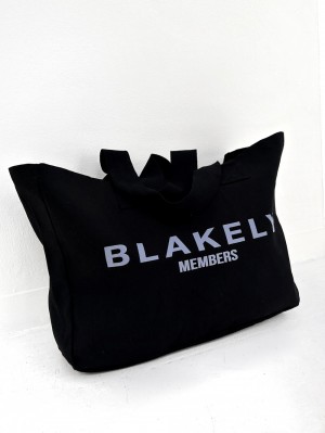 Blakely Members Tote Bag Zwart Blauw | CXEJI-1652