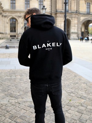 Blakely Noir II Relaxed Hoodie Zwart | GPEHV-4269